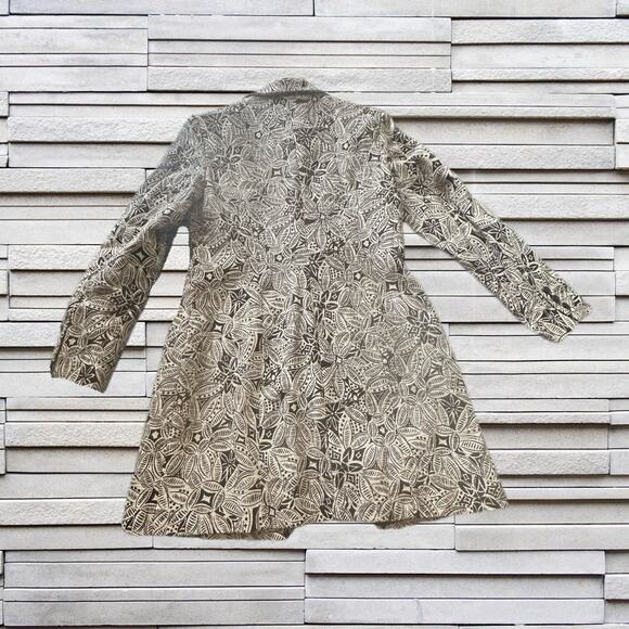 Donna Rae Brown & Tan Coat Sz. 8 - Picture 3 of 4